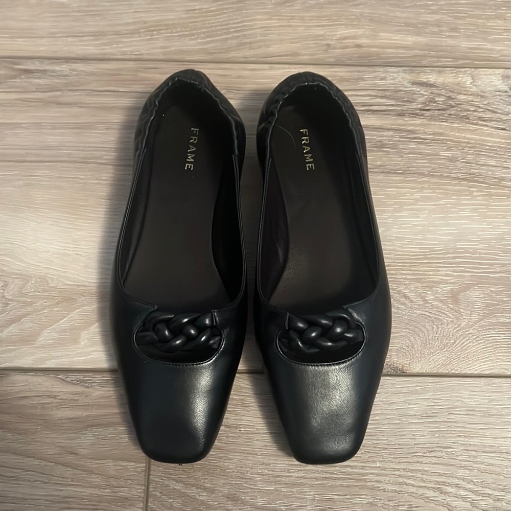 Frame Le Collina Leather Slipper Flat